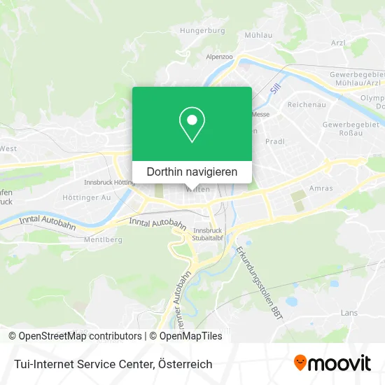 Tui-Internet Service Center Karte