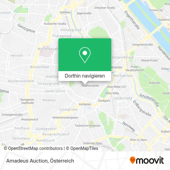 Amadeus Auction Karte