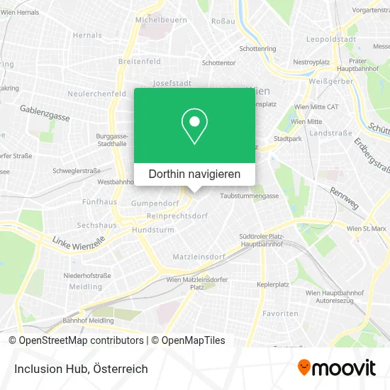 Inclusion Hub Karte
