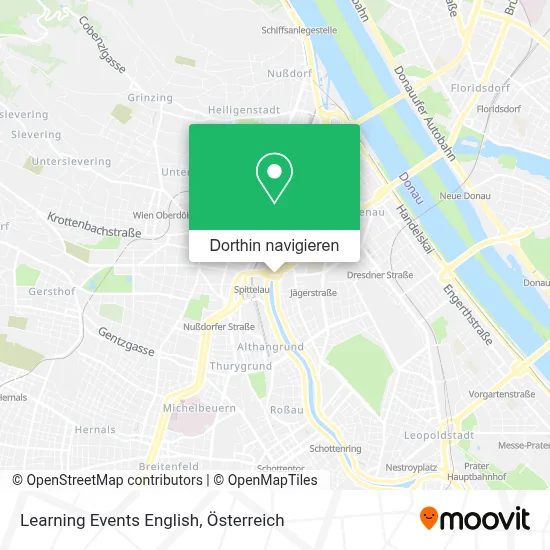 Learning Events English Karte