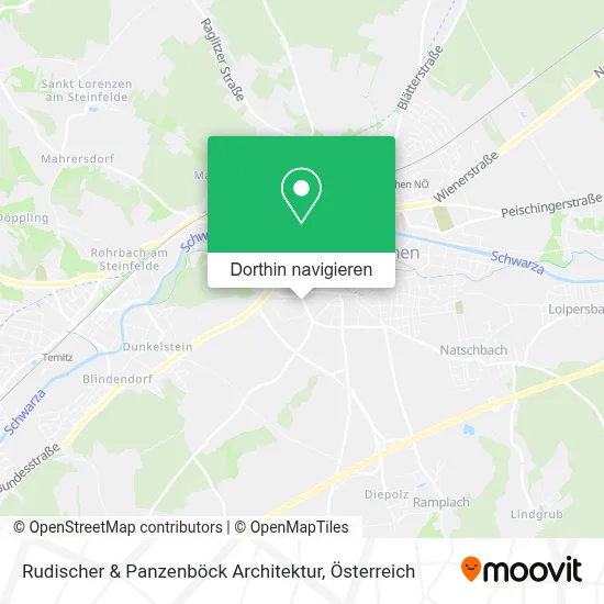 Rudischer & Panzenböck Architektur Karte