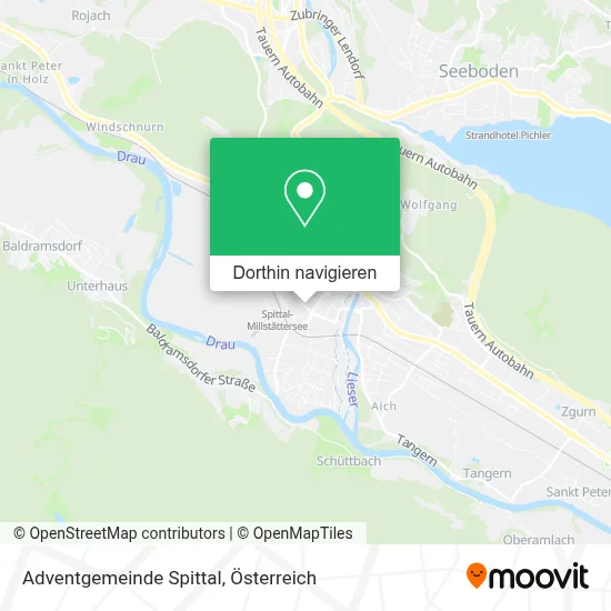 Adventgemeinde Spittal Karte