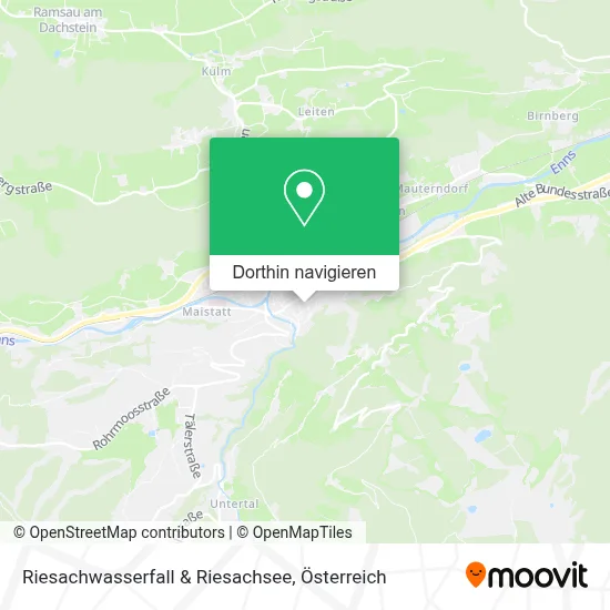 Riesachwasserfall & Riesachsee Karte
