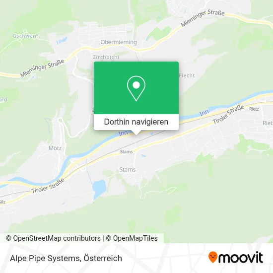 Alpe Pipe Systems Karte