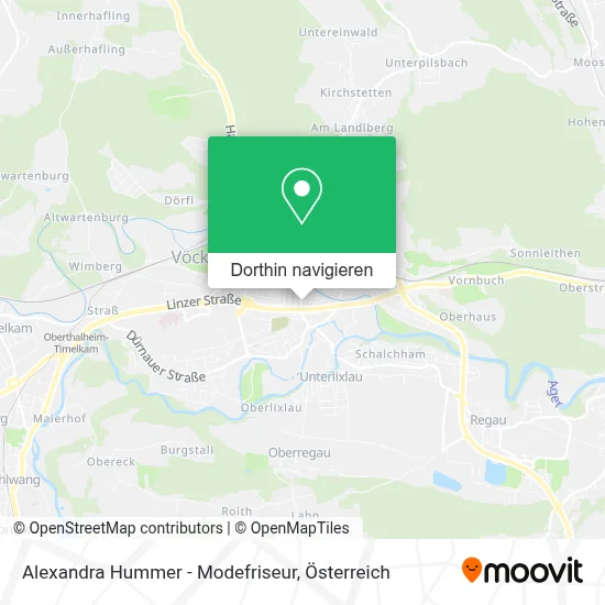 Alexandra Hummer - Modefriseur Karte