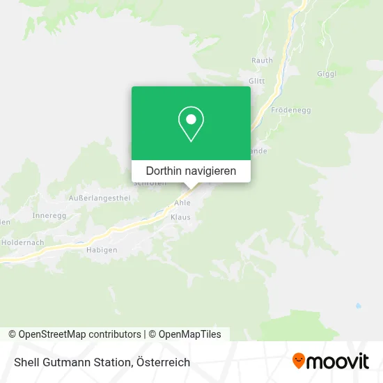 Shell Gutmann Station Karte