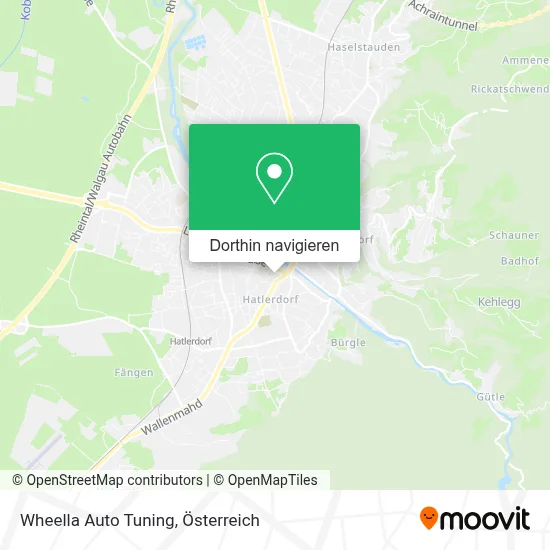 Wheella Auto Tuning Karte