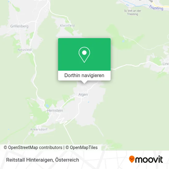 Reitstall Hinteraigen Karte
