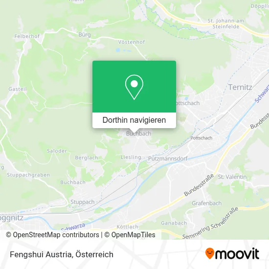 Fengshui Austria Karte