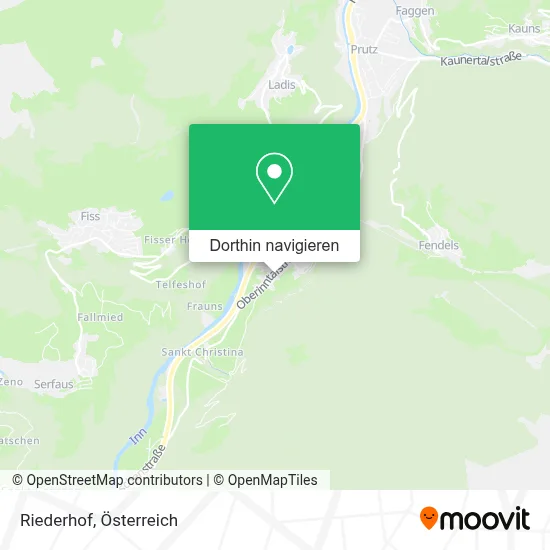 Riederhof Karte
