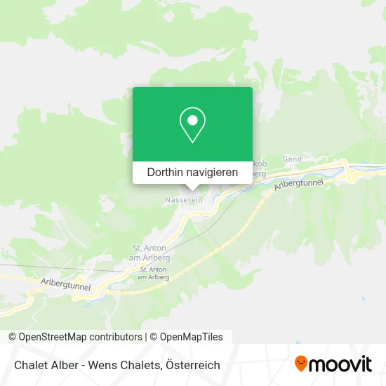 Chalet Alber - Wens Chalets Karte