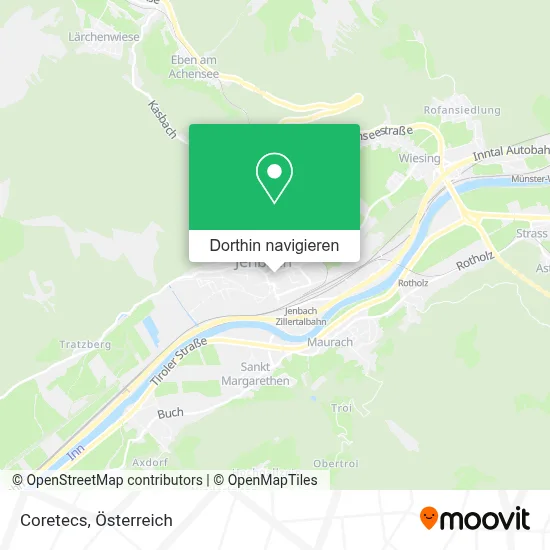 Coretecs Karte