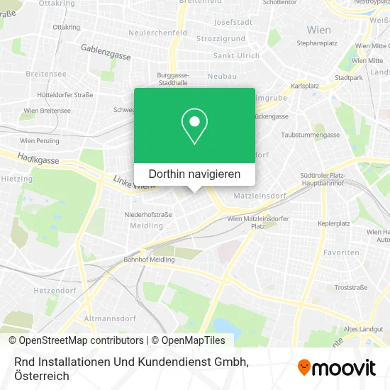 Rnd Installationen Und Kundendienst Gmbh Karte