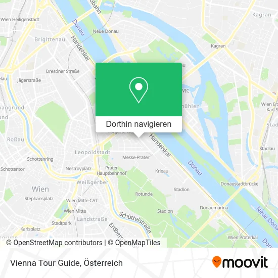 Vienna Tour Guide Karte
