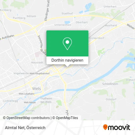 Almtal Net Karte