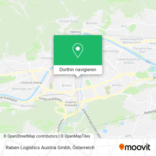Raben Logistics Austria Gmbh Karte