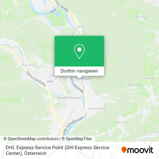 DHL Express Service Point (Dhl Express Service Center) Karte