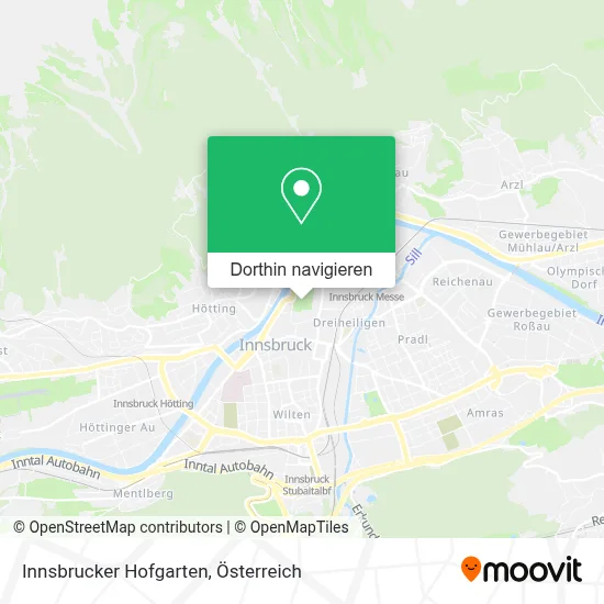 Innsbrucker Hofgarten Karte