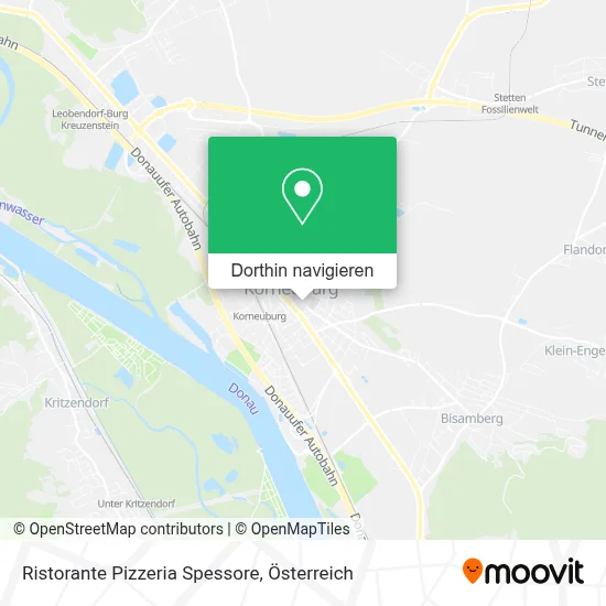 Ristorante Pizzeria Spessore Karte