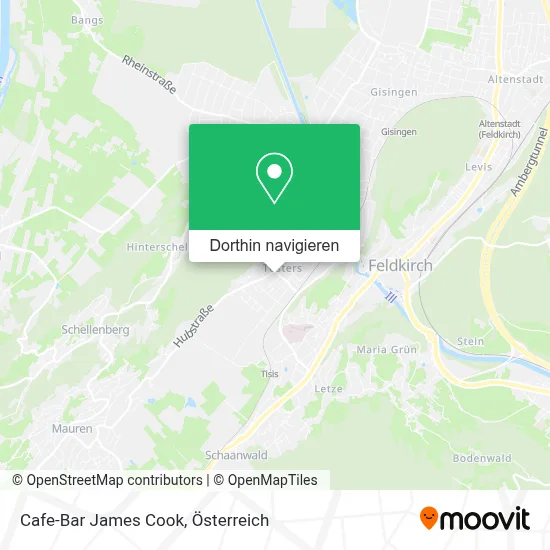 Cafe-Bar James Cook Karte