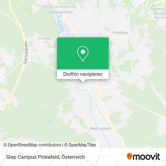 Step Campus Pinkafeld Karte
