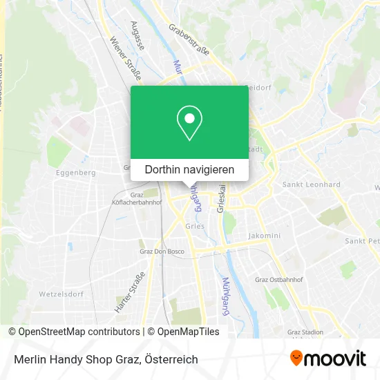Merlin Handy Shop Graz Karte