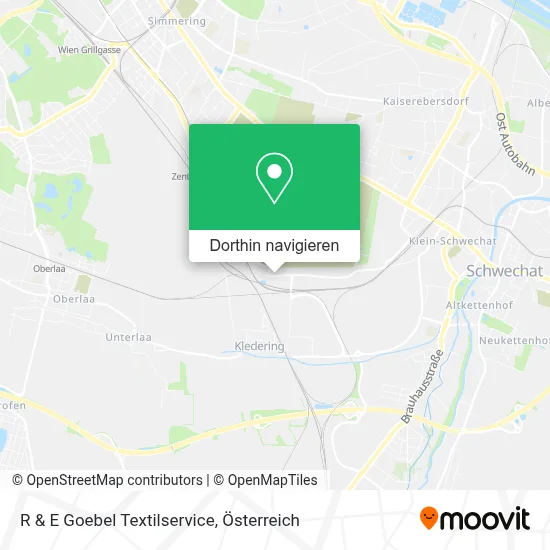 R & E Goebel Textilservice Karte