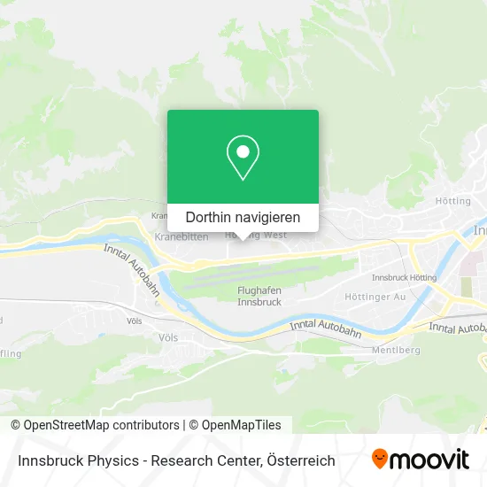 Innsbruck Physics - Research Center Karte