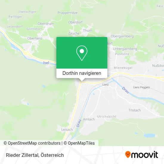Rieder Zillertal Karte