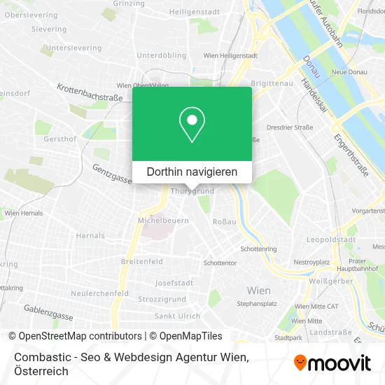 Combastic - Seo & Webdesign Agentur Wien Karte
