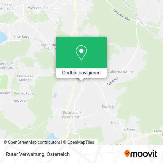 Rutar Verwaltung Karte