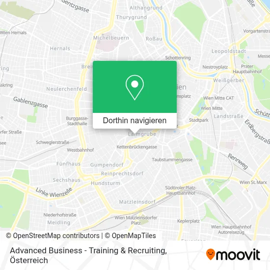 Advanced Business - Training & Recruiting Karte