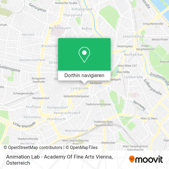 Animation Lab - Academy Of Fine Arts Vienna Karte