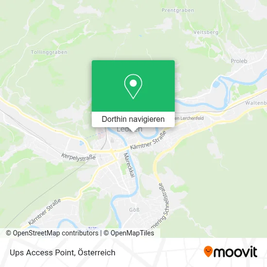 Ups Access Point Karte
