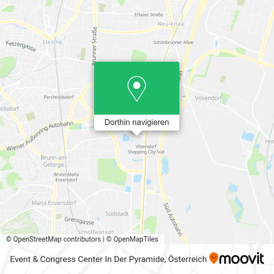 Event & Congress Center In Der Pyramide Karte