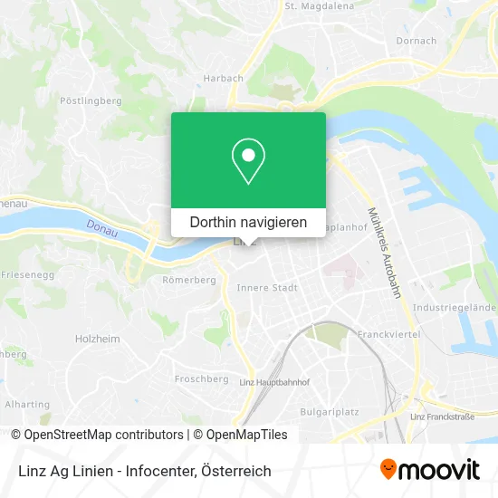 Linz Ag Linien - Infocenter Karte
