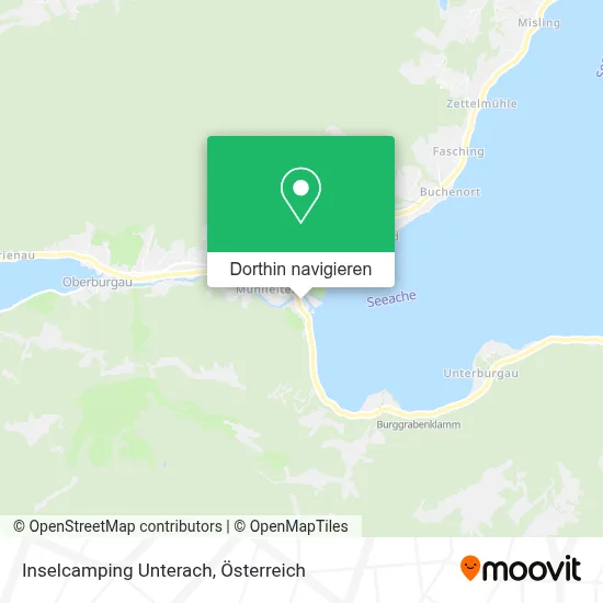 Inselcamping Unterach Karte