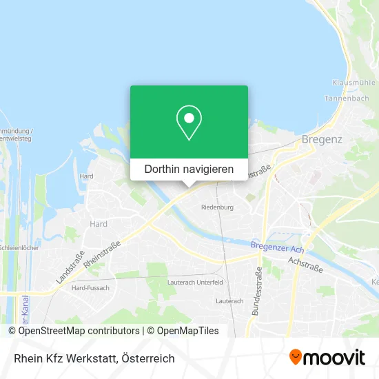 Rhein Kfz Werkstatt Karte