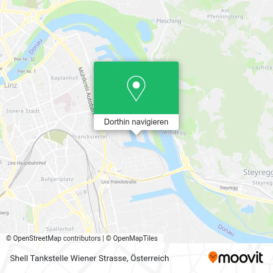 Shell Tankstelle Wiener Strasse Karte