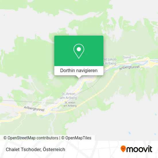 Chalet Tschoder Karte