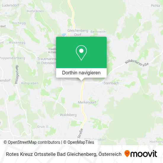 Rotes Kreuz Ortsstelle Bad Gleichenberg Karte