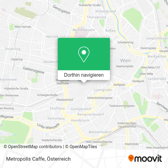 Metropolis Caffe Karte