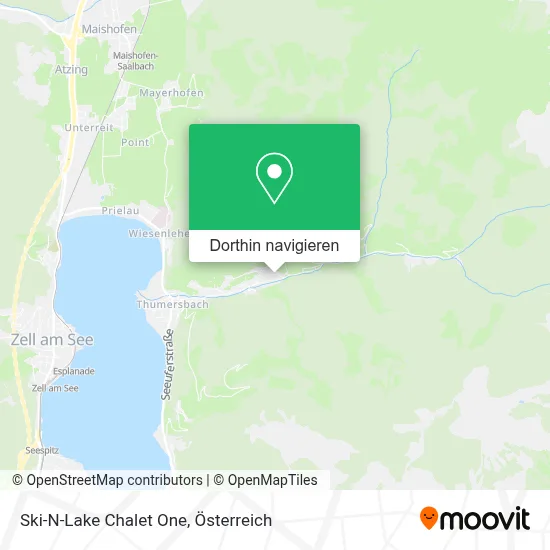 Ski-N-Lake Chalet One Karte