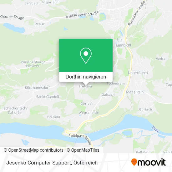 Jesenko Computer Support Karte