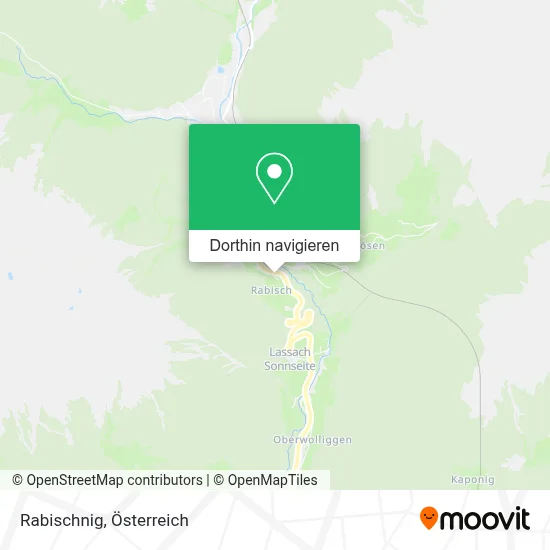 Rabischnig Karte