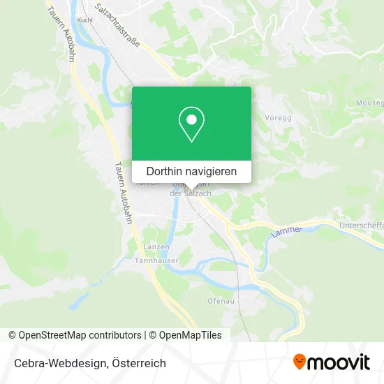 Cebra-Webdesign Karte