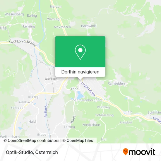 Optik-Studio Karte