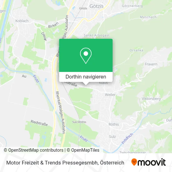 Motor Freizeit & Trends Pressegesmbh Karte