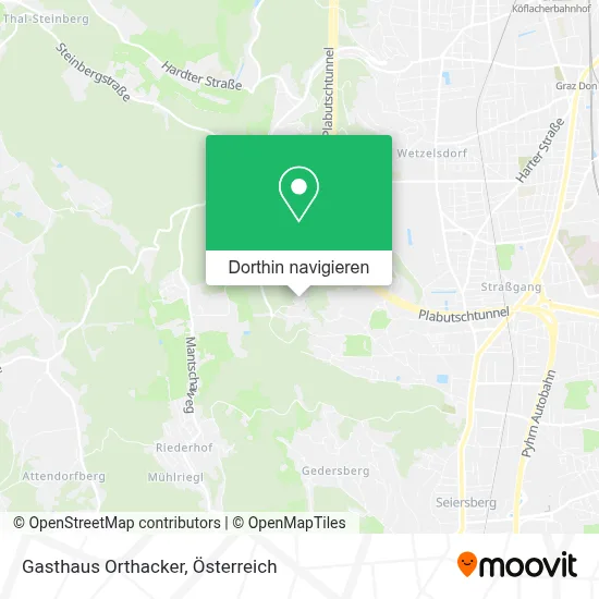Gasthaus Orthacker Karte