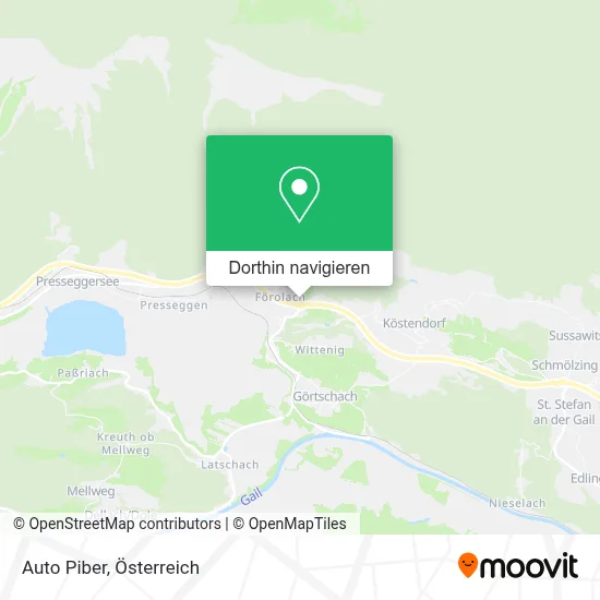 Auto Piber Karte